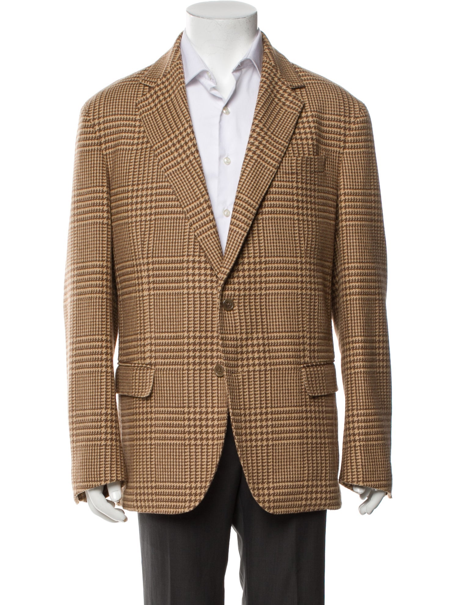 Polo Ralph Lauren Houndstooth Print Peacoat