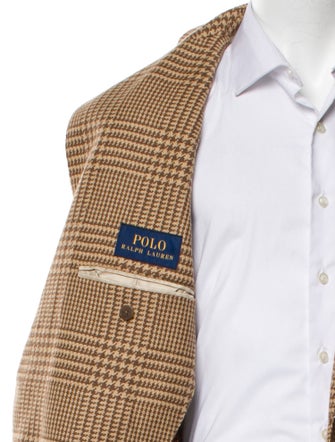 Polo Ralph Lauren Houndstooth Print Peacoat