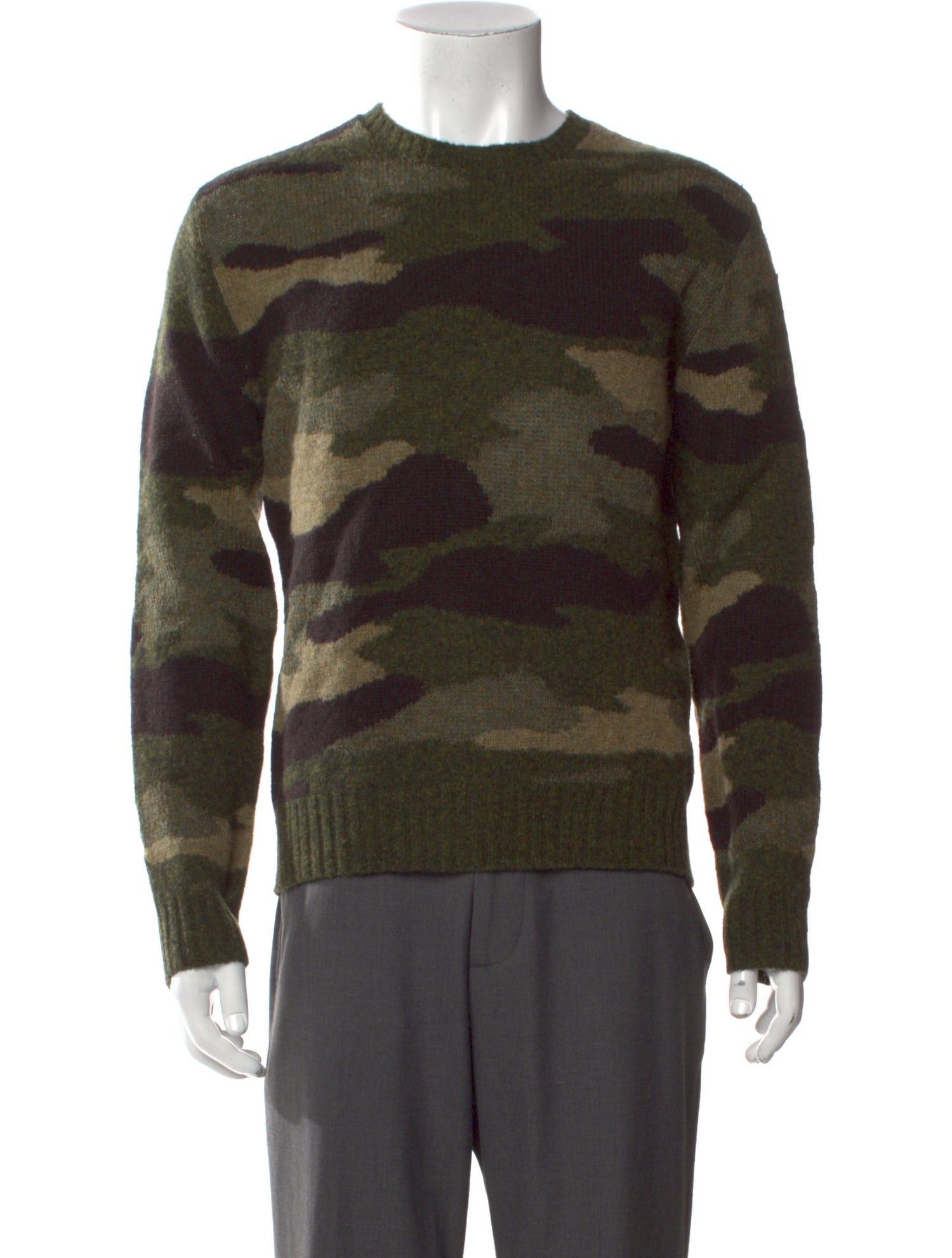 Polo Ralph Lauren Wool Camouflage Print Pullover