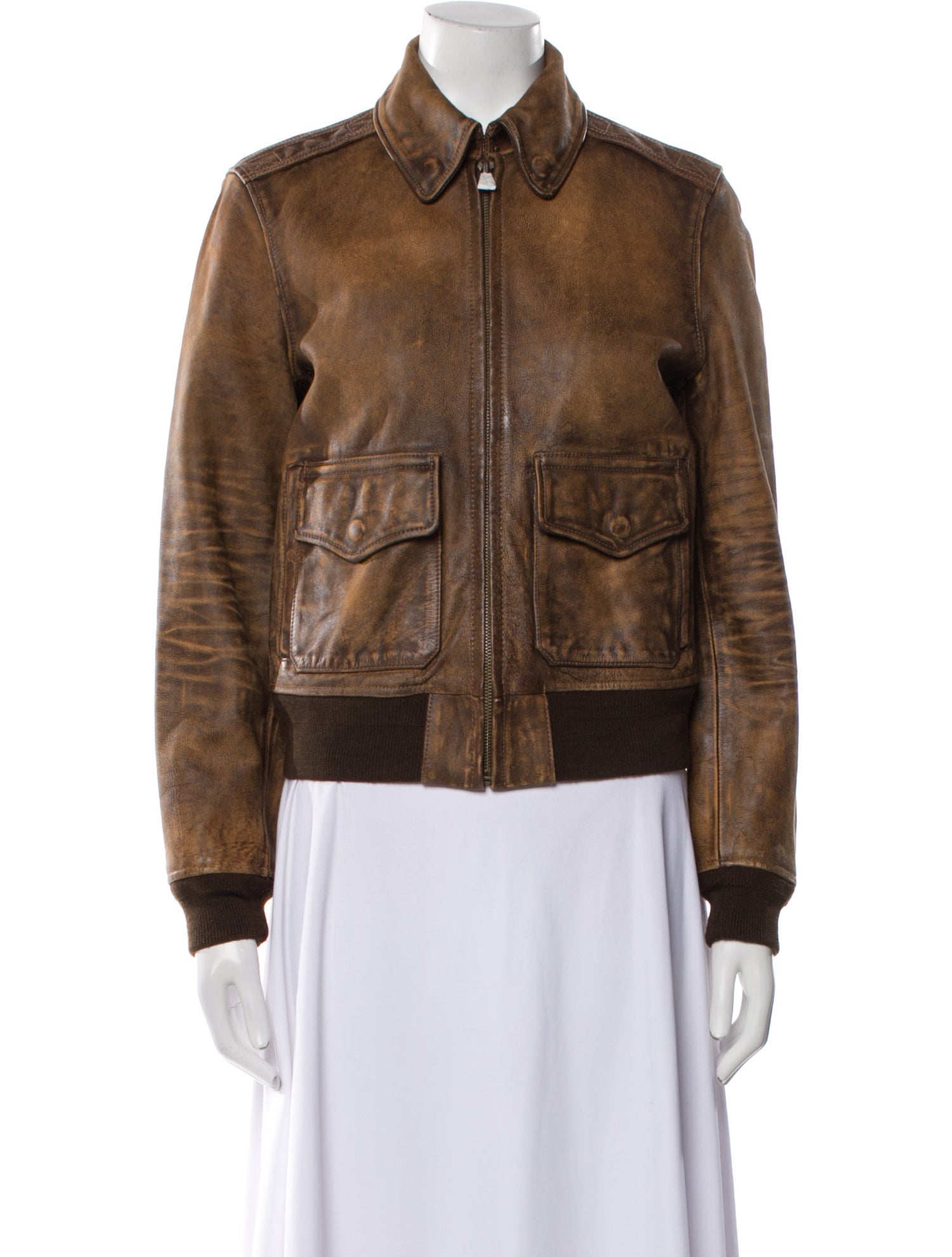 Polo Ralph Lauren Leather Bomber Jacket w/ Tags