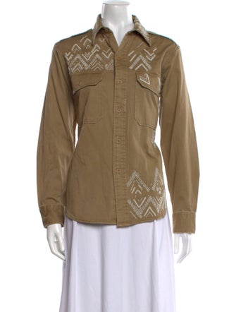 Polo Ralph Lauren Long Sleeve Button-Up Top