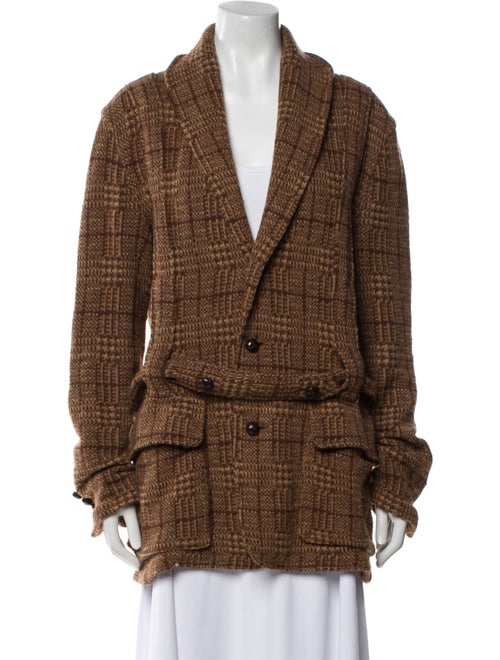 Polo Ralph Lauren Wool Plaid Print Blazer