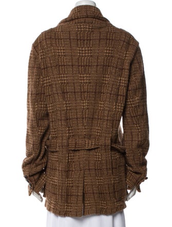 Polo Ralph Lauren Wool Plaid Print Blazer