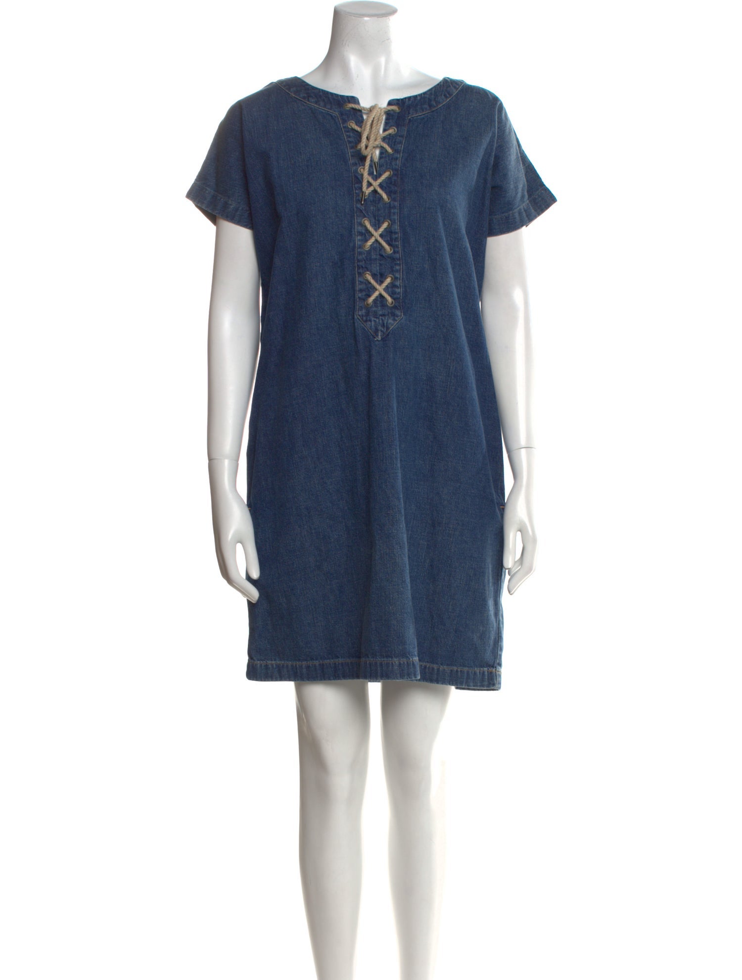 Polo Ralph Lauren V-Neck Mini Dress