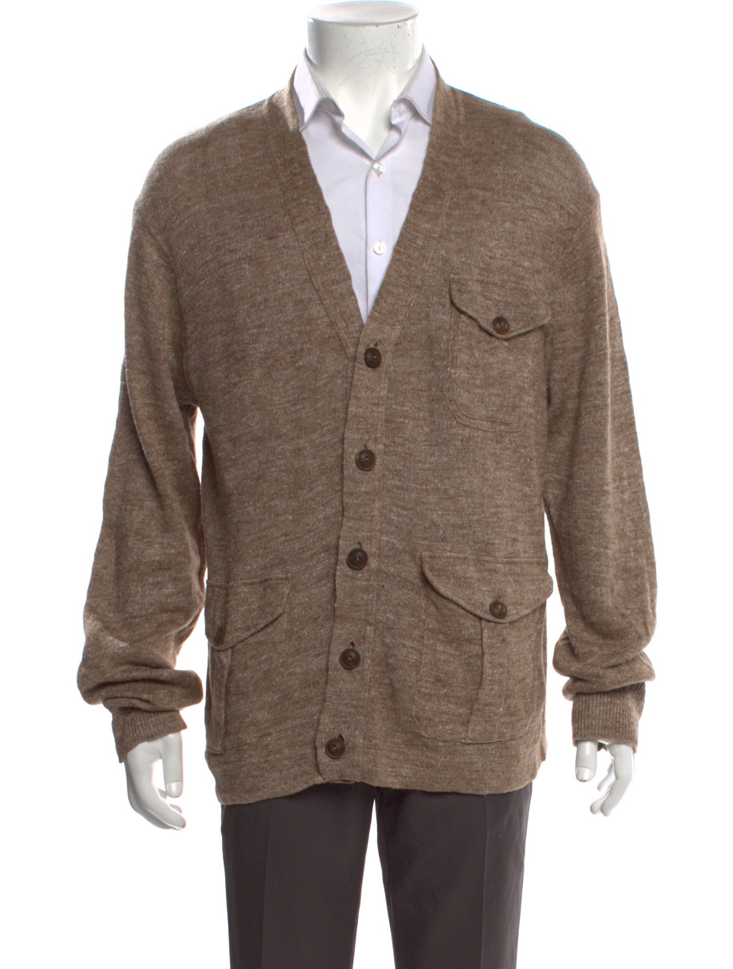 Polo Ralph Lauren Linen V-Neck Cardigan