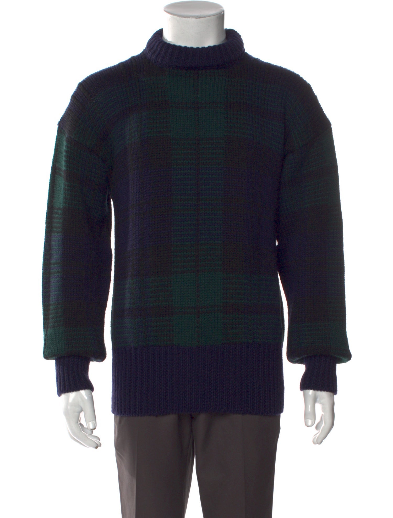 Polo Ralph Lauren Wool Plaid Print Pullover