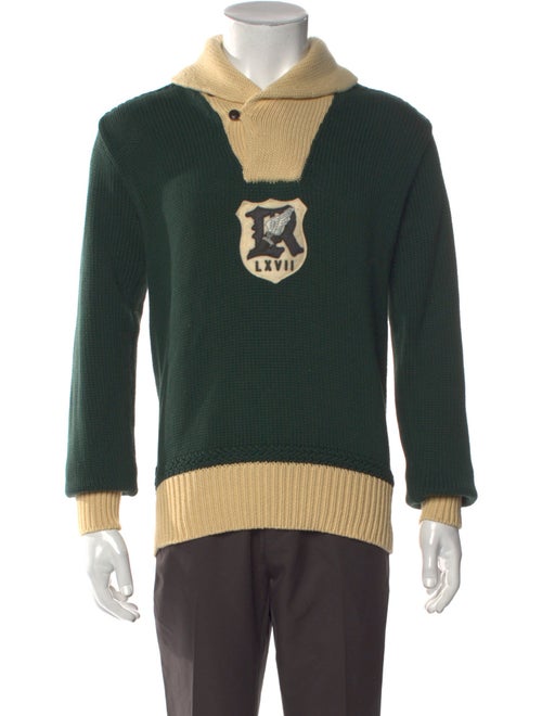 Polo Ralph Lauren Colorblock Pattern Collar Pullover