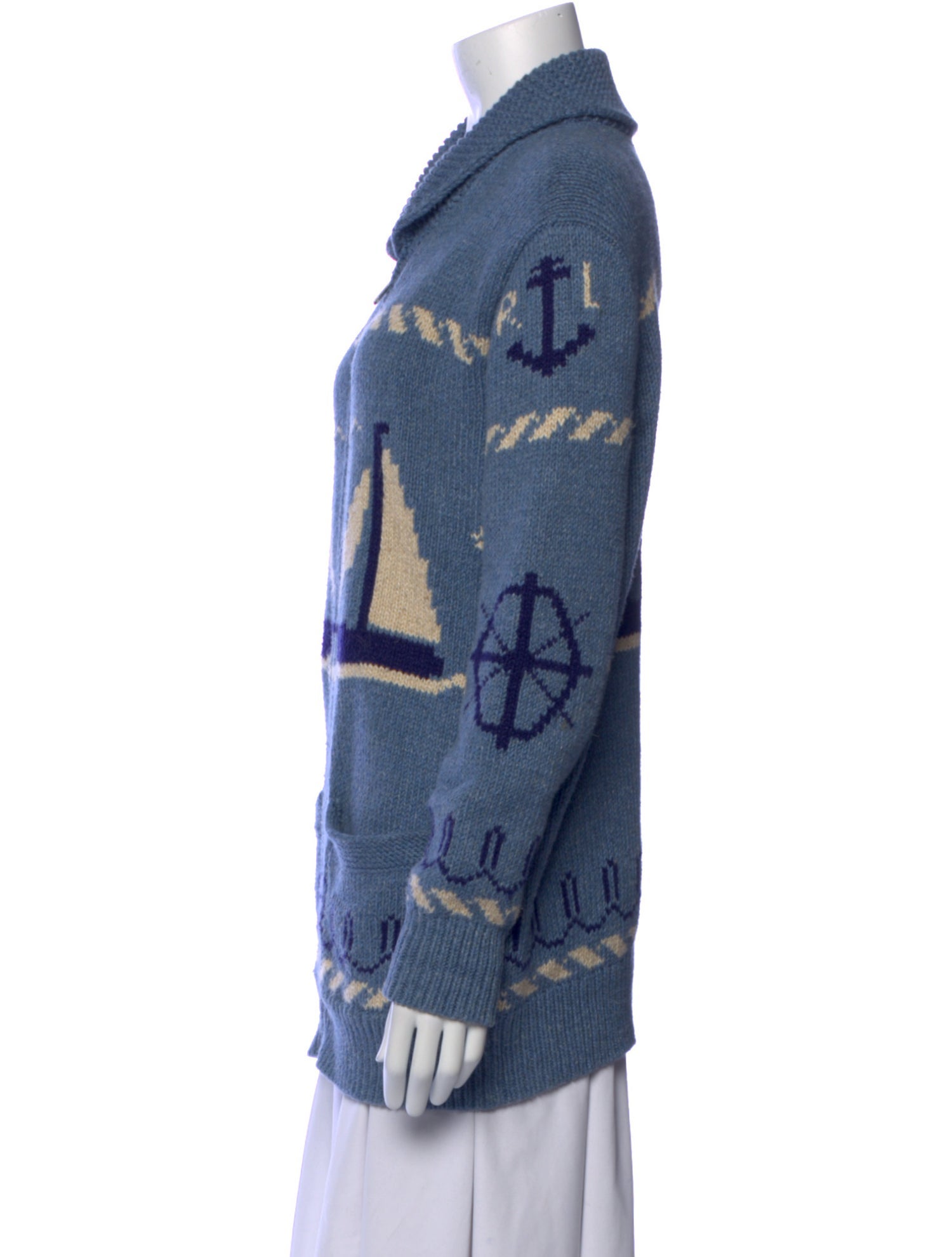 Polo Ralph Lauren Printed Mock Neck Sweater