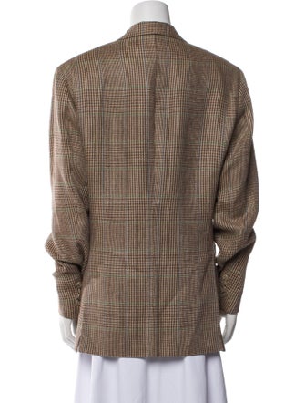 Polo Ralph Lauren Wool Plaid Print Blazer