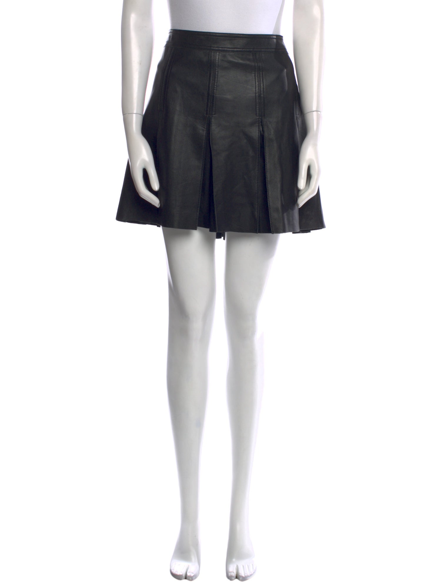 Polo Ralph Lauren Leather Mini Skirt