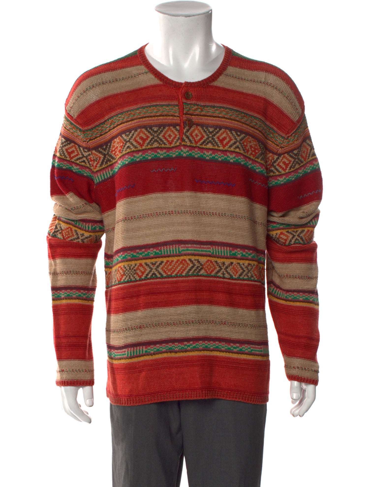 Polo Ralph Lauren Linen Striped Pullover