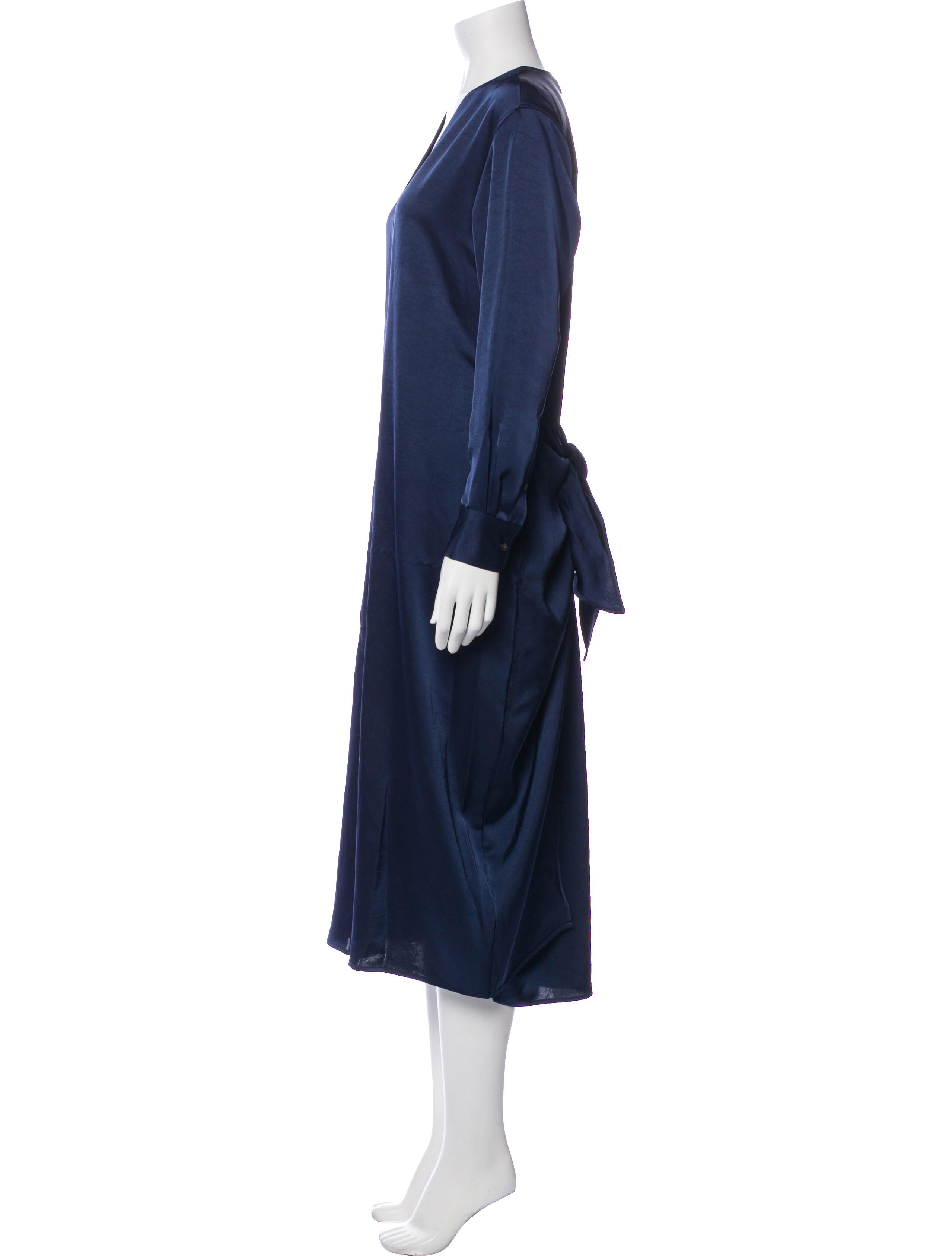 Polo Ralph Lauren V-Neck Midi Length Dress