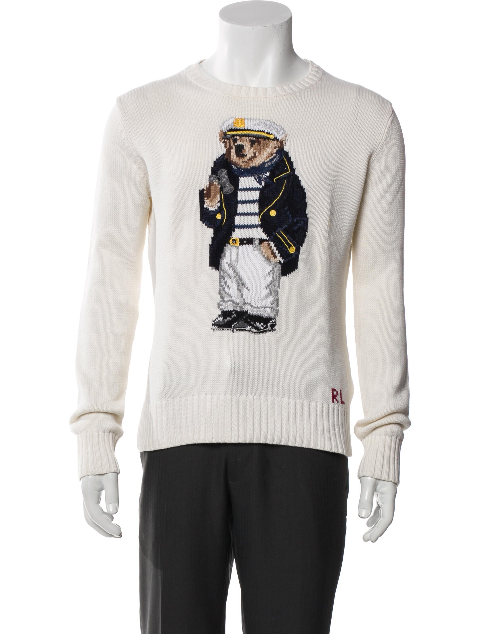 Polo Ralph Lauren Graphic Print Crew Neck Pullover