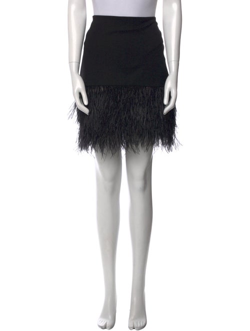 Polo Ralph Lauren Feather Trim Mini Skirt