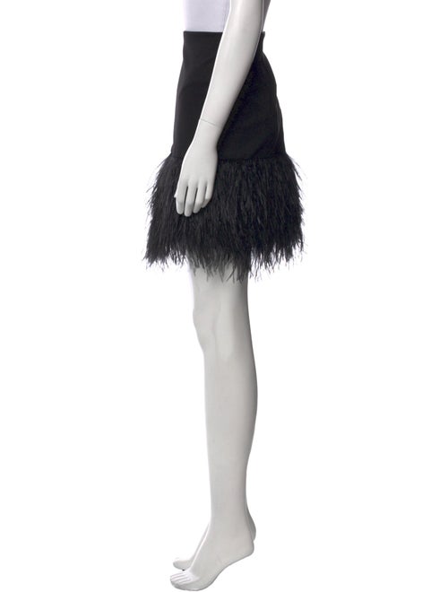 Polo Ralph Lauren Feather Trim Mini Skirt