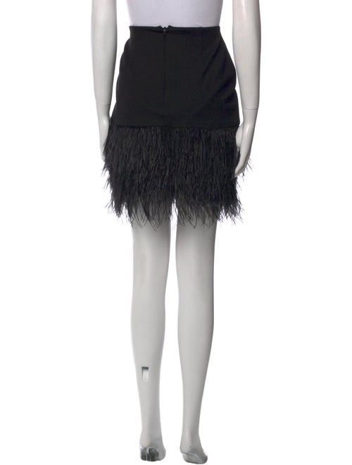 Polo Ralph Lauren Feather Trim Mini Skirt