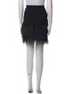 Polo Ralph Lauren Feather Trim Mini Skirt