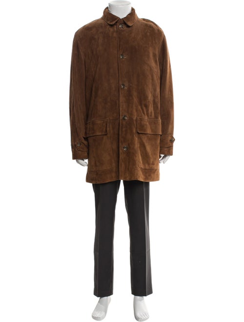 Polo Ralph Lauren 2000's Leather Parka