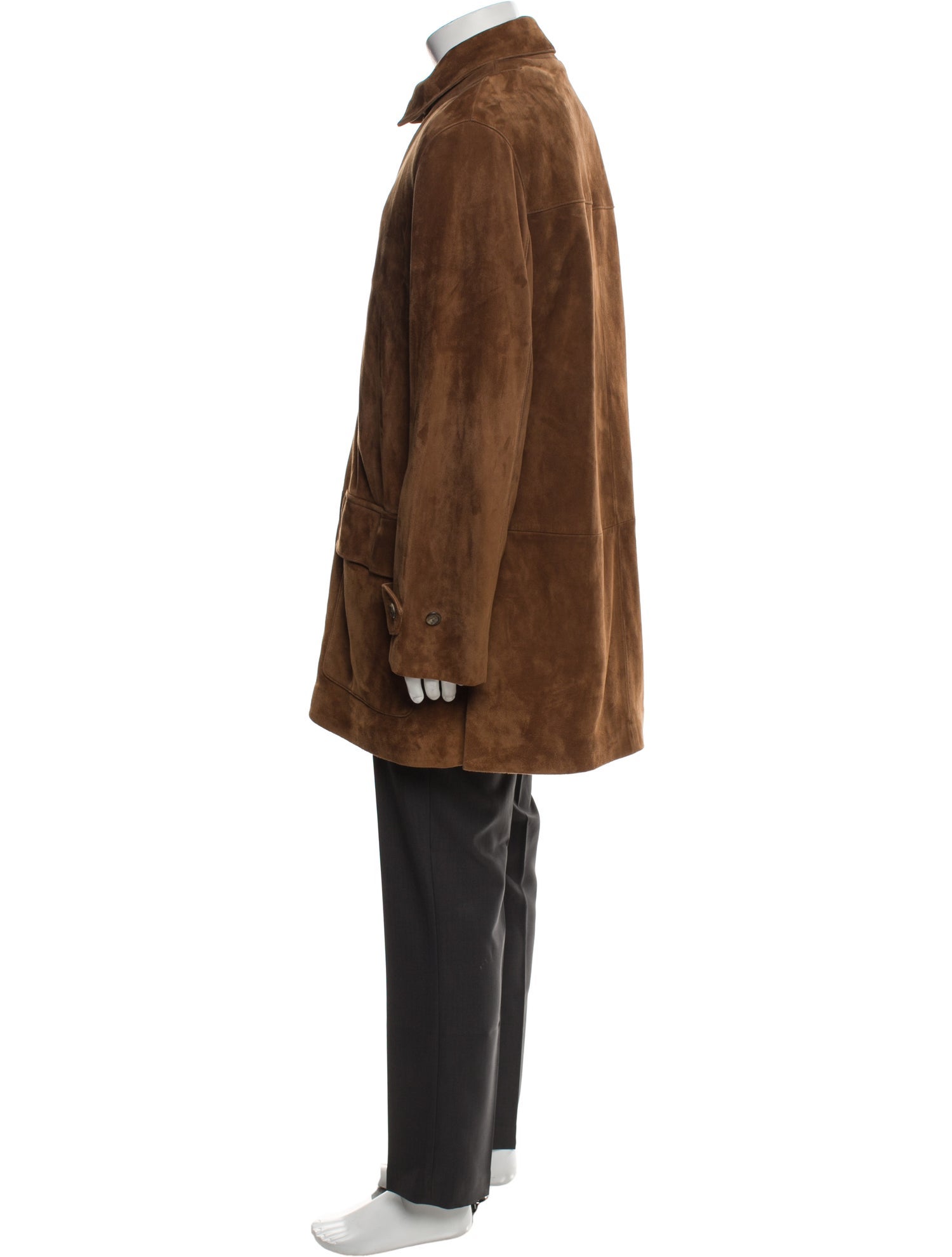 Polo Ralph Lauren 2000's Leather Parka