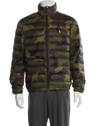 Polo Ralph Lauren Camouflage Print Puffer Coat