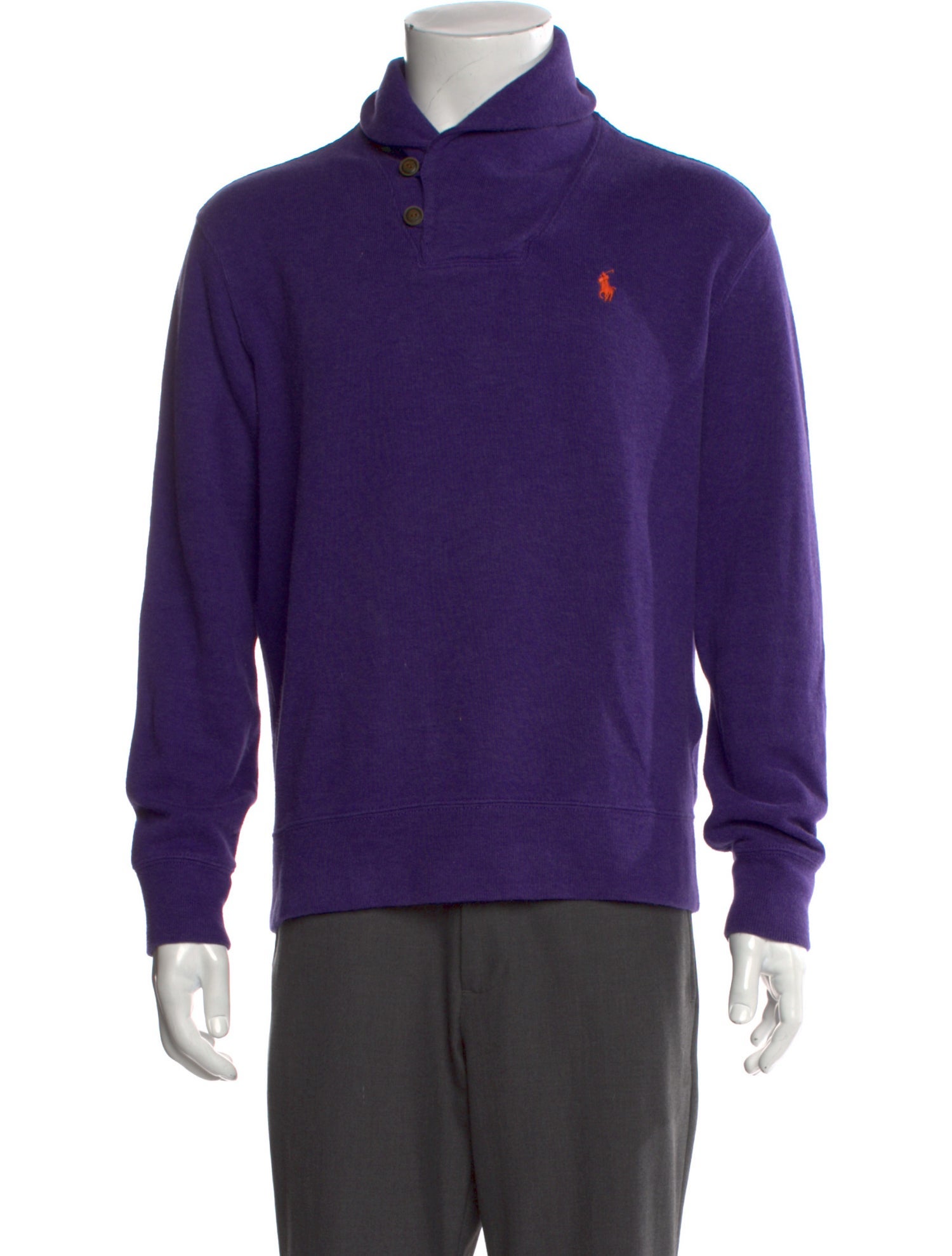 Polo Ralph Lauren Mock Neck Long Sleeve Polo Sweater