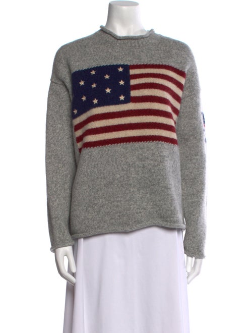 Polo Ralph Lauren Wool Graphic Print Sweater