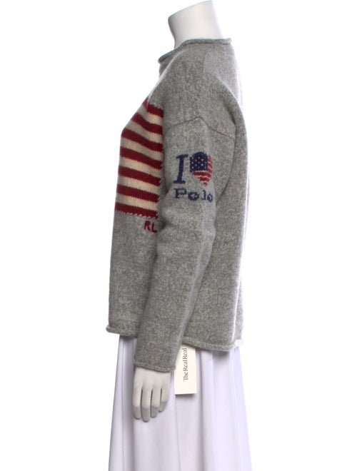 Polo Ralph Lauren Wool Graphic Print Sweater