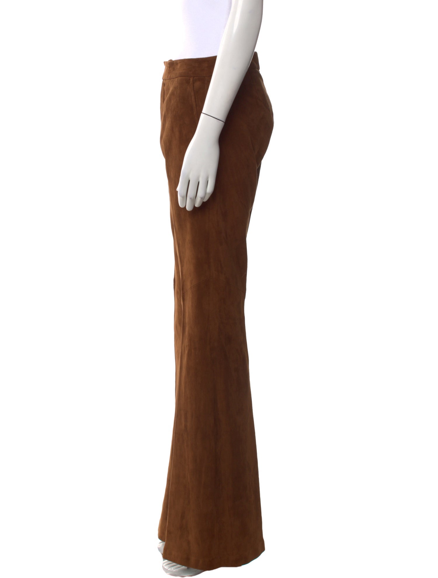 Polo Ralph Lauren Suede Wide Leg Pants