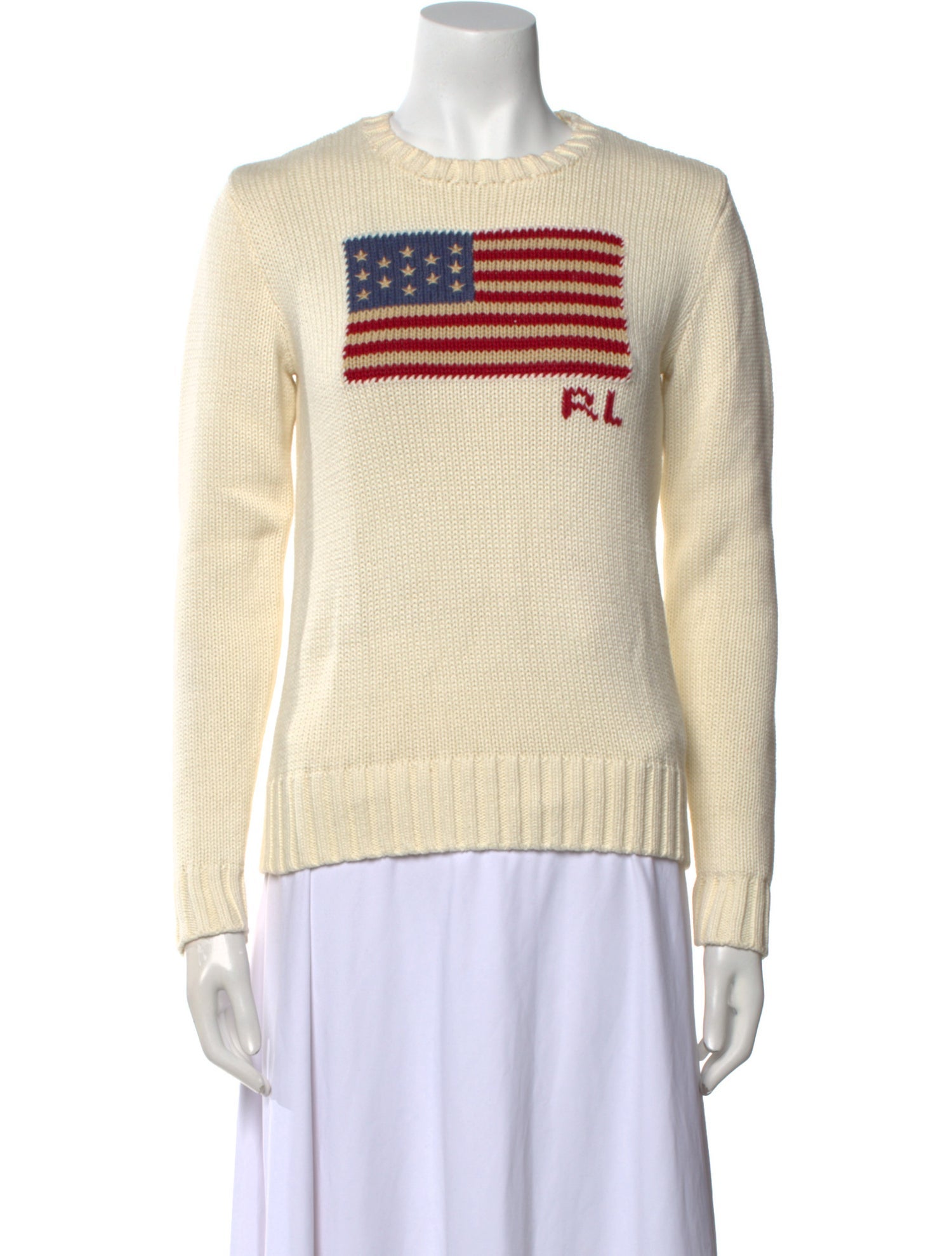 Polo Ralph Lauren Graphic Print Crew Neck Sweater