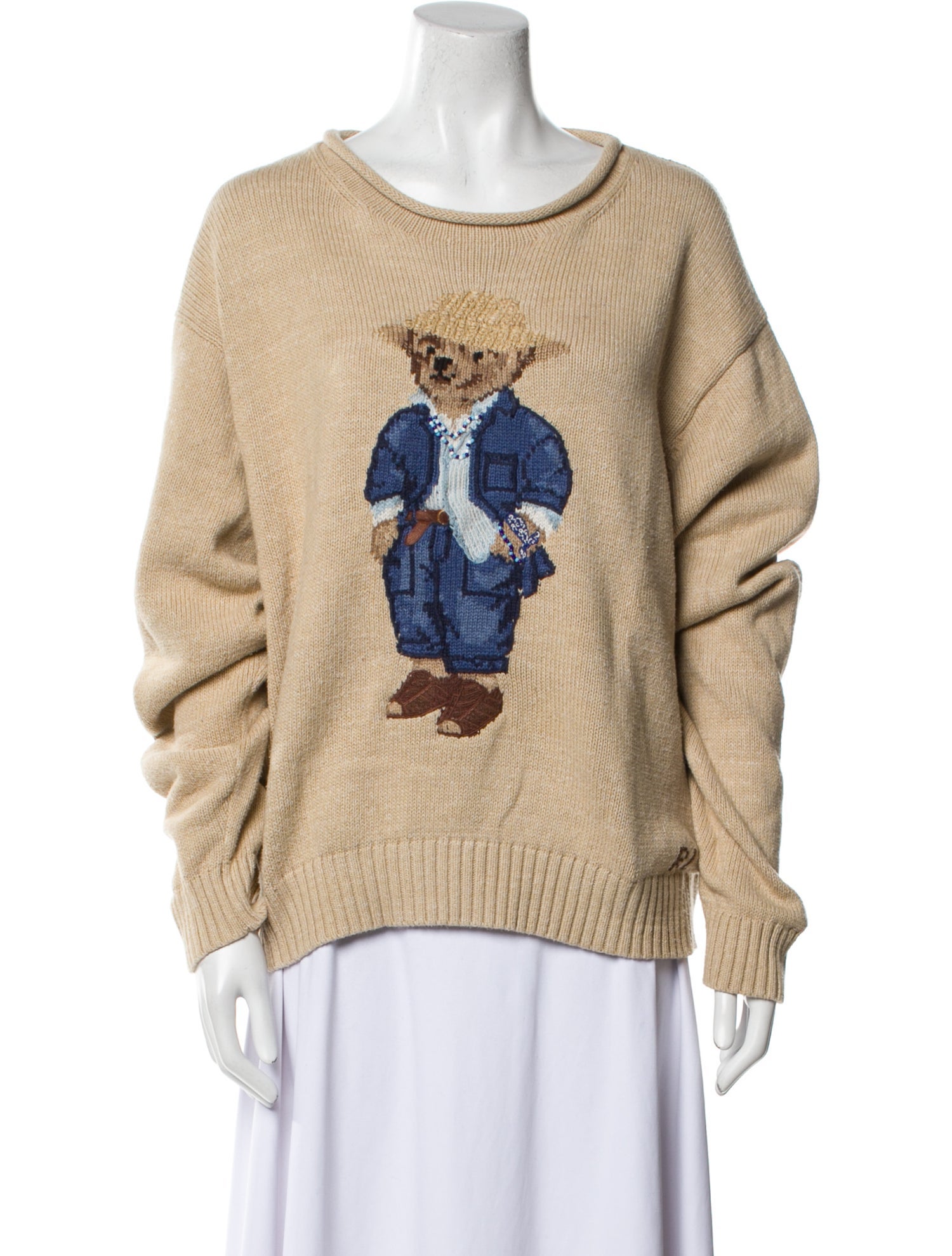 Polo Ralph Lauren Graphic Print Scoop Neck Sweater