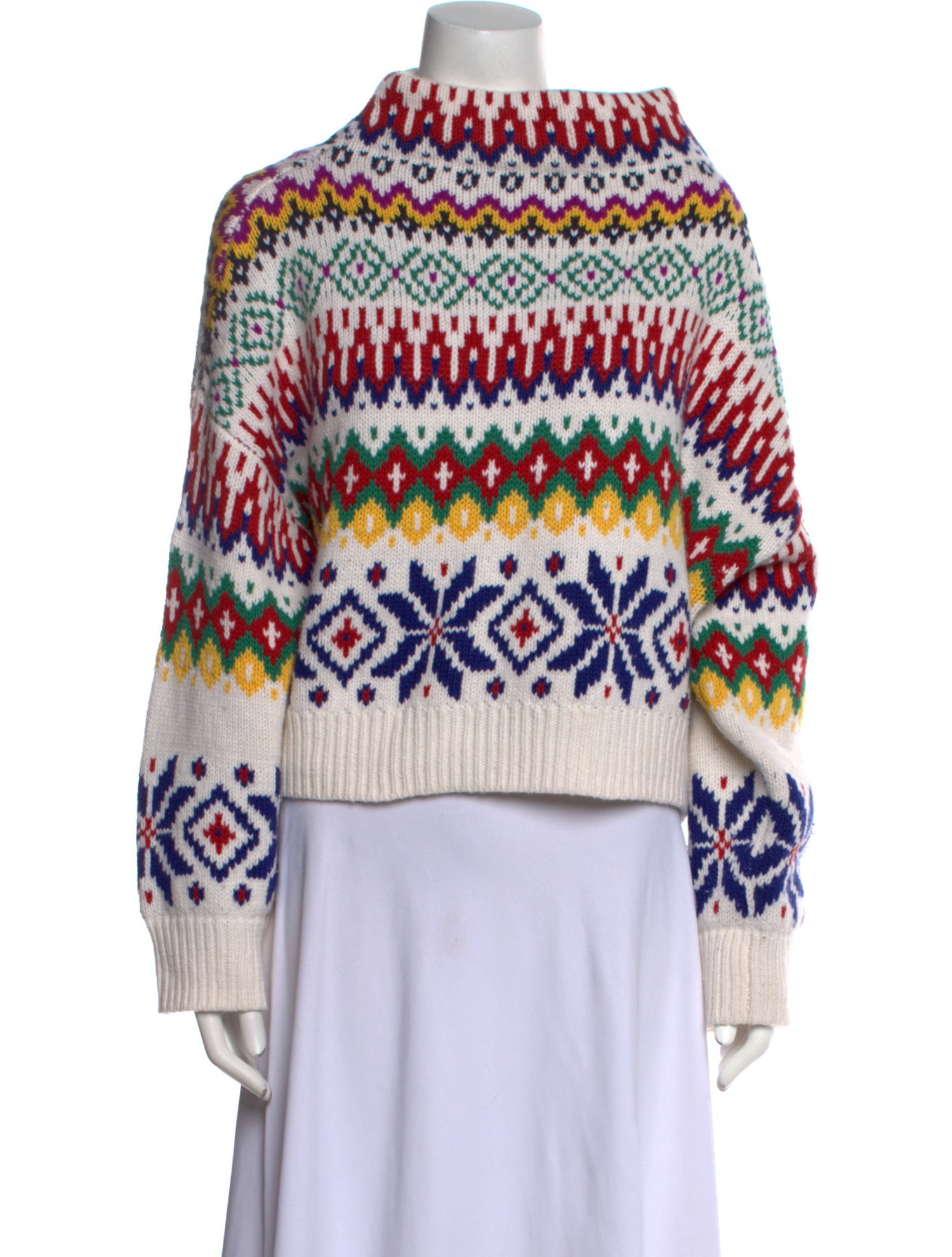 Polo Ralph Lauren Striped Mock Neck Sweater