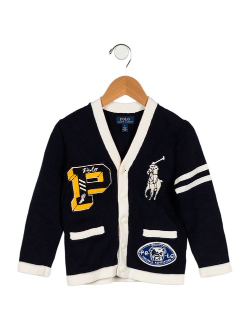 Polo Ralph Lauren Boys' Patch Knit Cardigan
