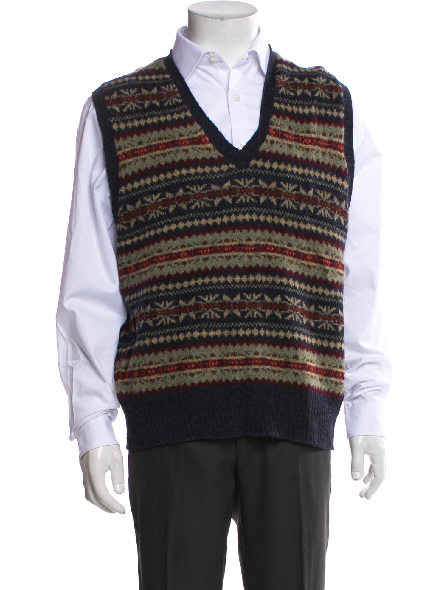 Polo Ralph Lauren Wool Printed Vest
