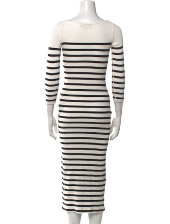 Polo Ralph Lauren Striped Midi Length Dress