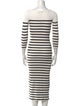 Polo Ralph Lauren Striped Midi Length Dress
