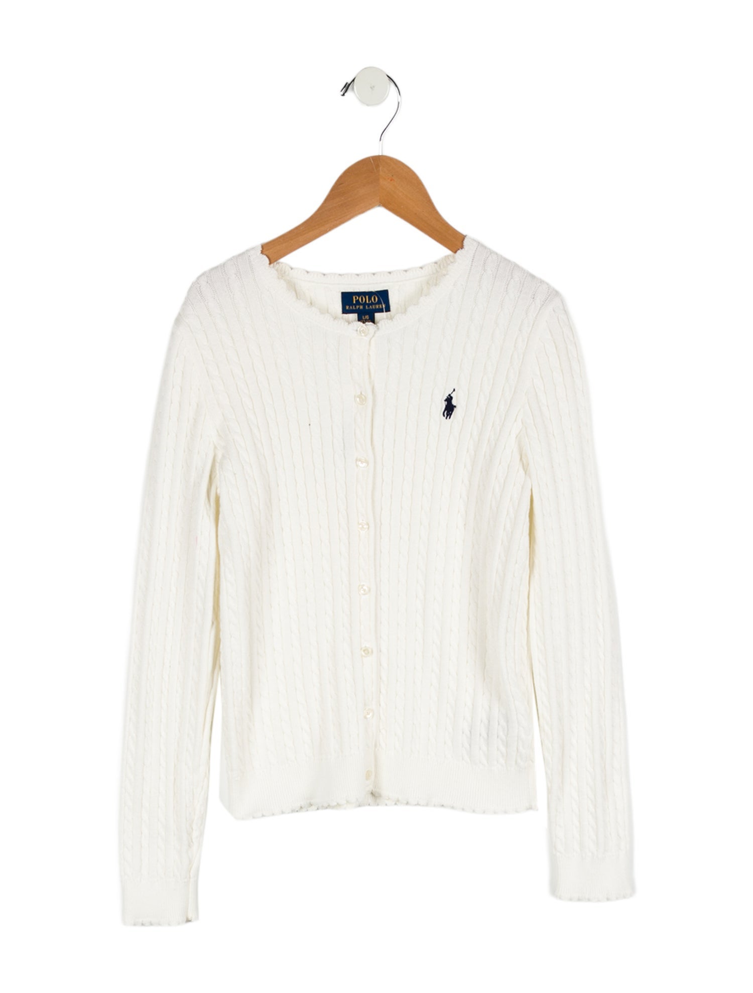 Polo Ralph Lauren Girls' Solid Knit Cardigan