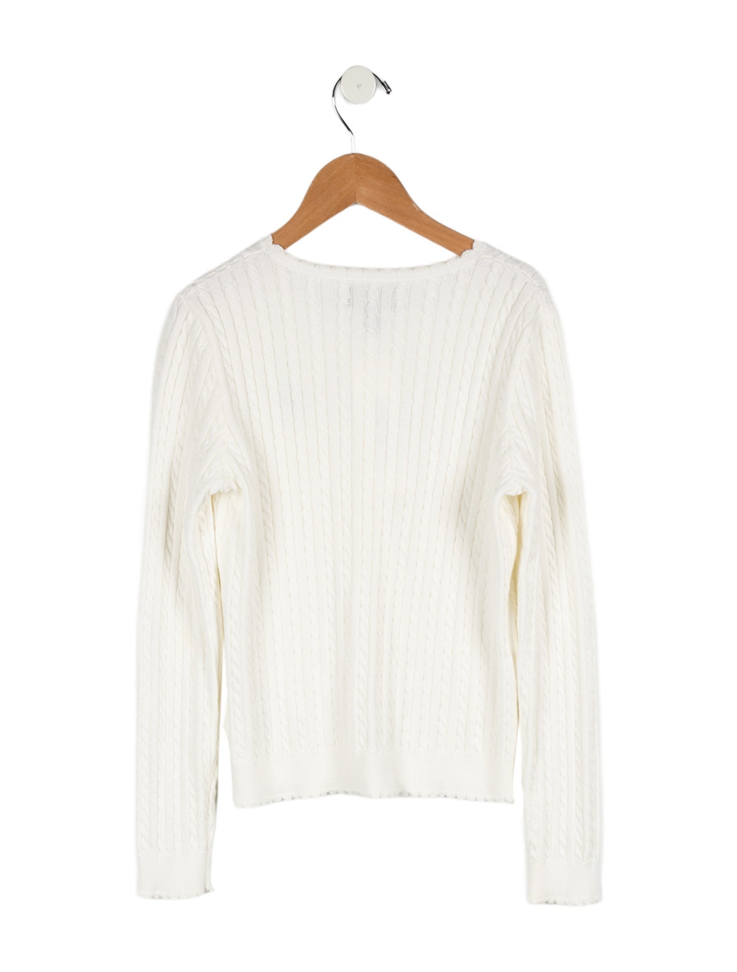 Polo Ralph Lauren Girls' Solid Knit Cardigan