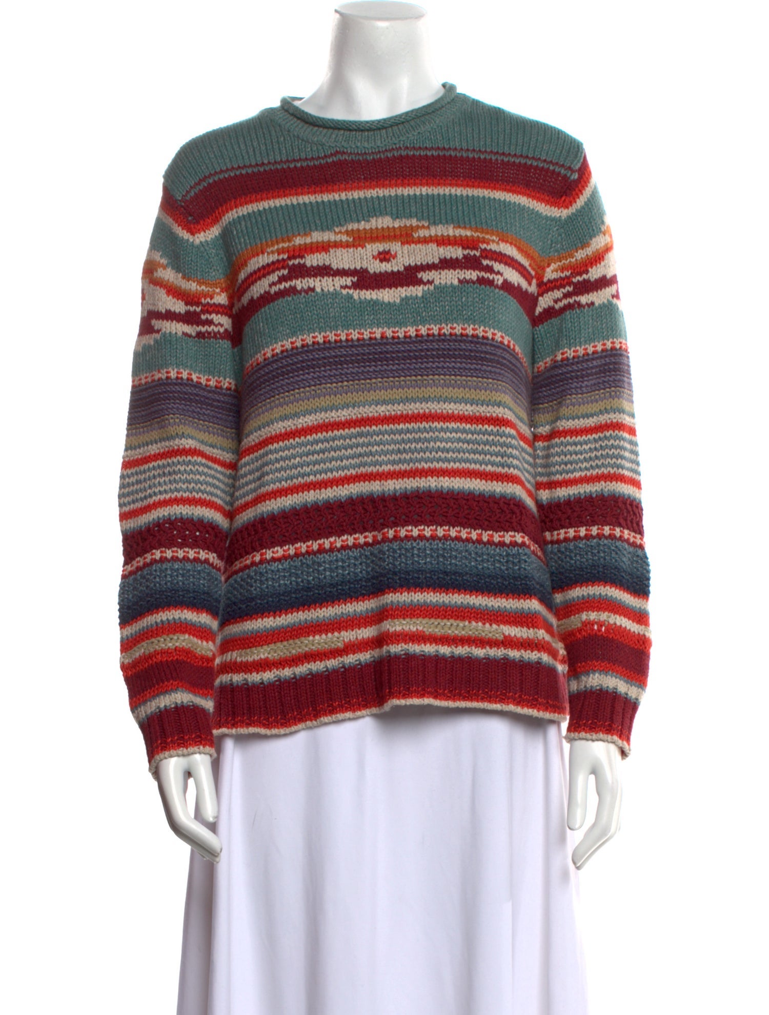Polo Ralph Lauren Striped Mock Neck Sweater