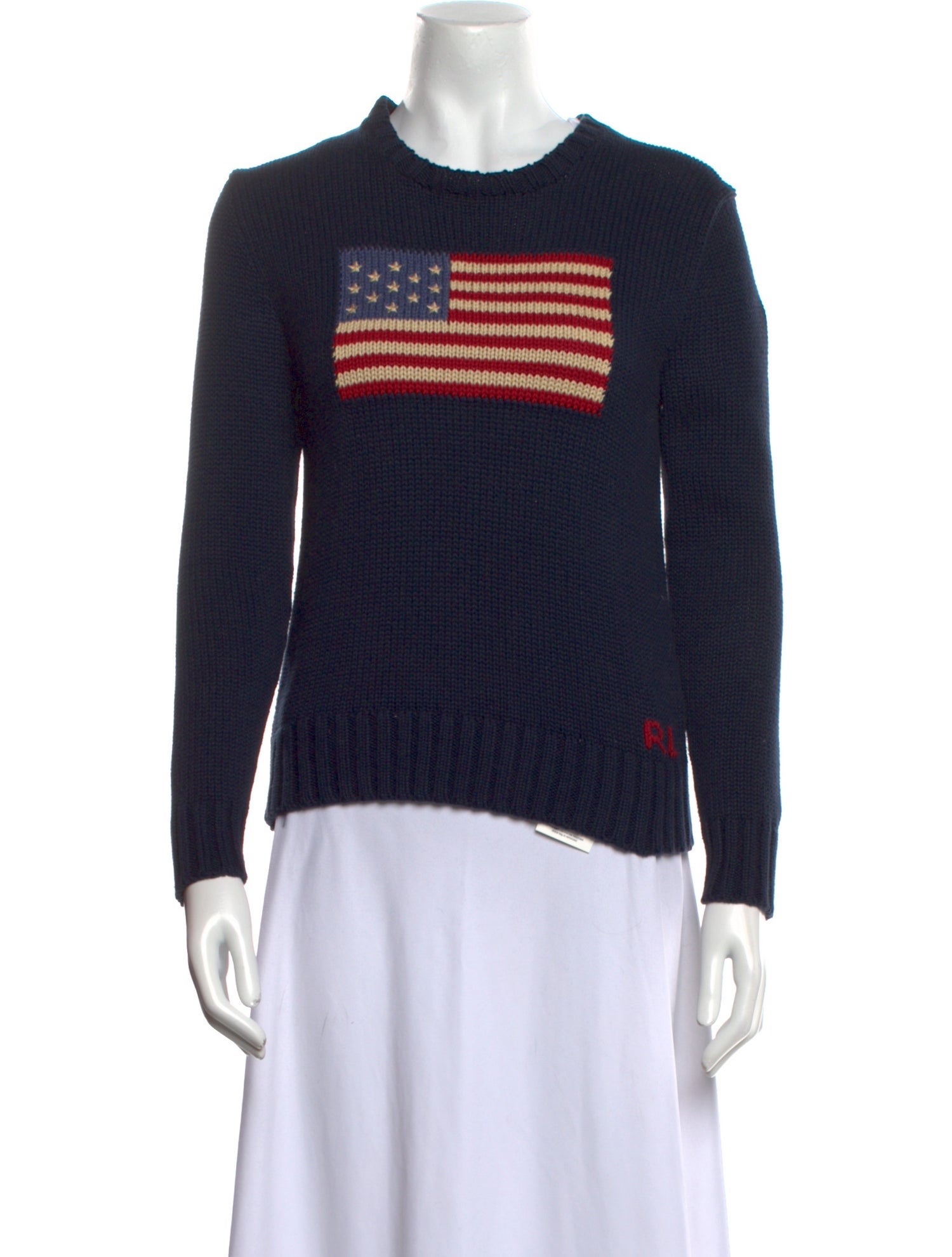 Polo Ralph Lauren Graphic Print Crew Neck Sweater