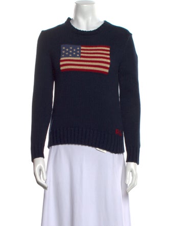 Polo Ralph Lauren Graphic Print Crew Neck Sweater