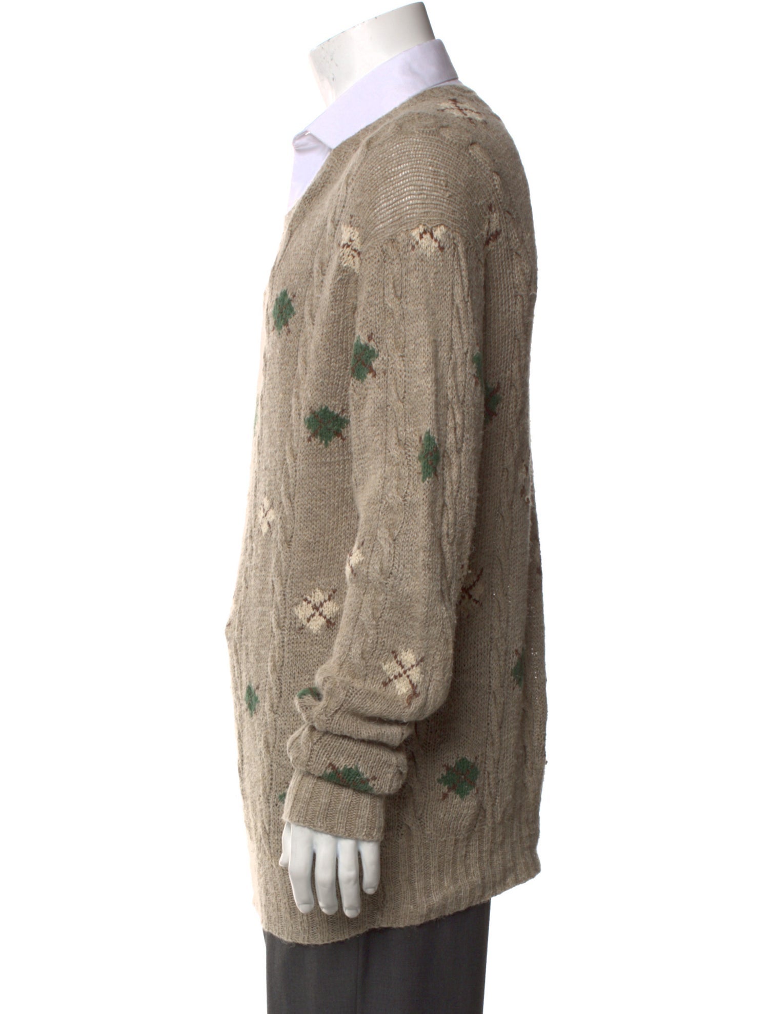 Polo Ralph Lauren Linen Printed Cardigan