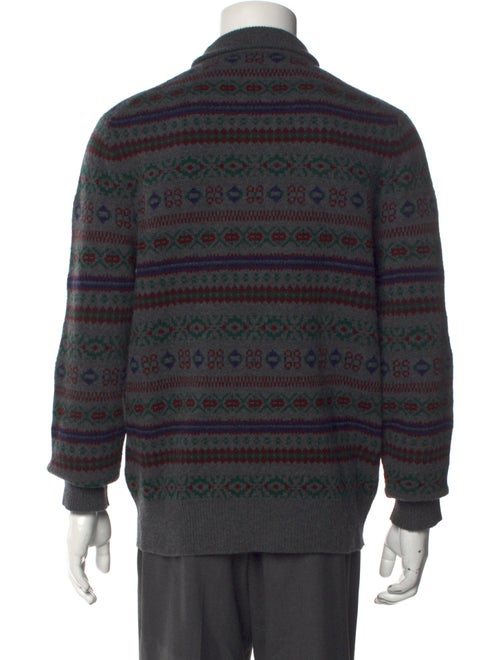 Polo Ralph Lauren Wool Printed Polo Sweater