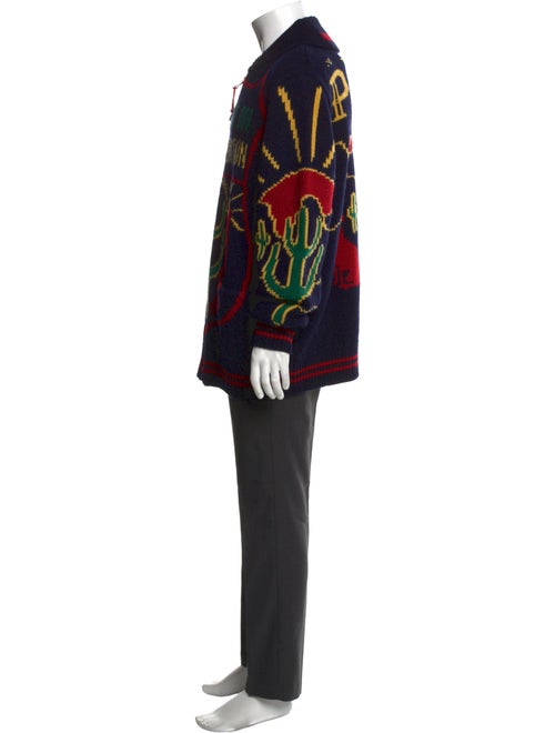 Polo Ralph Lauren Wool Printed Cardigan