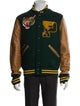 Polo Ralph Lauren Wool Colorblock Pattern Varsity Jacket