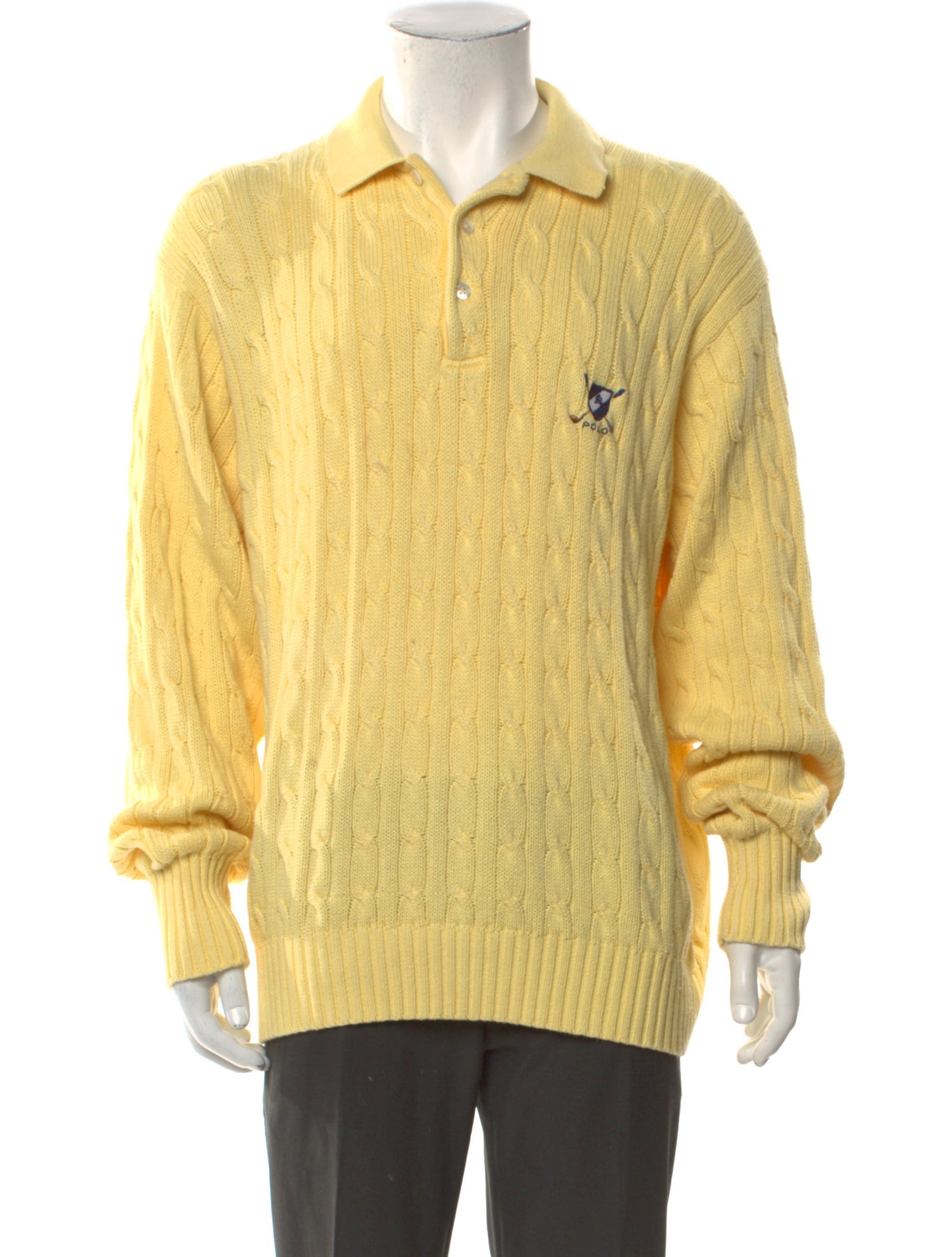 Polo Ralph Lauren Crew Neck Long Sleeve Polo Shirt