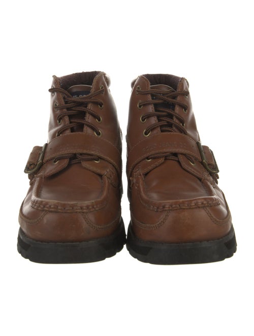 Polo Ralph Lauren Leather Lace-Up Boots