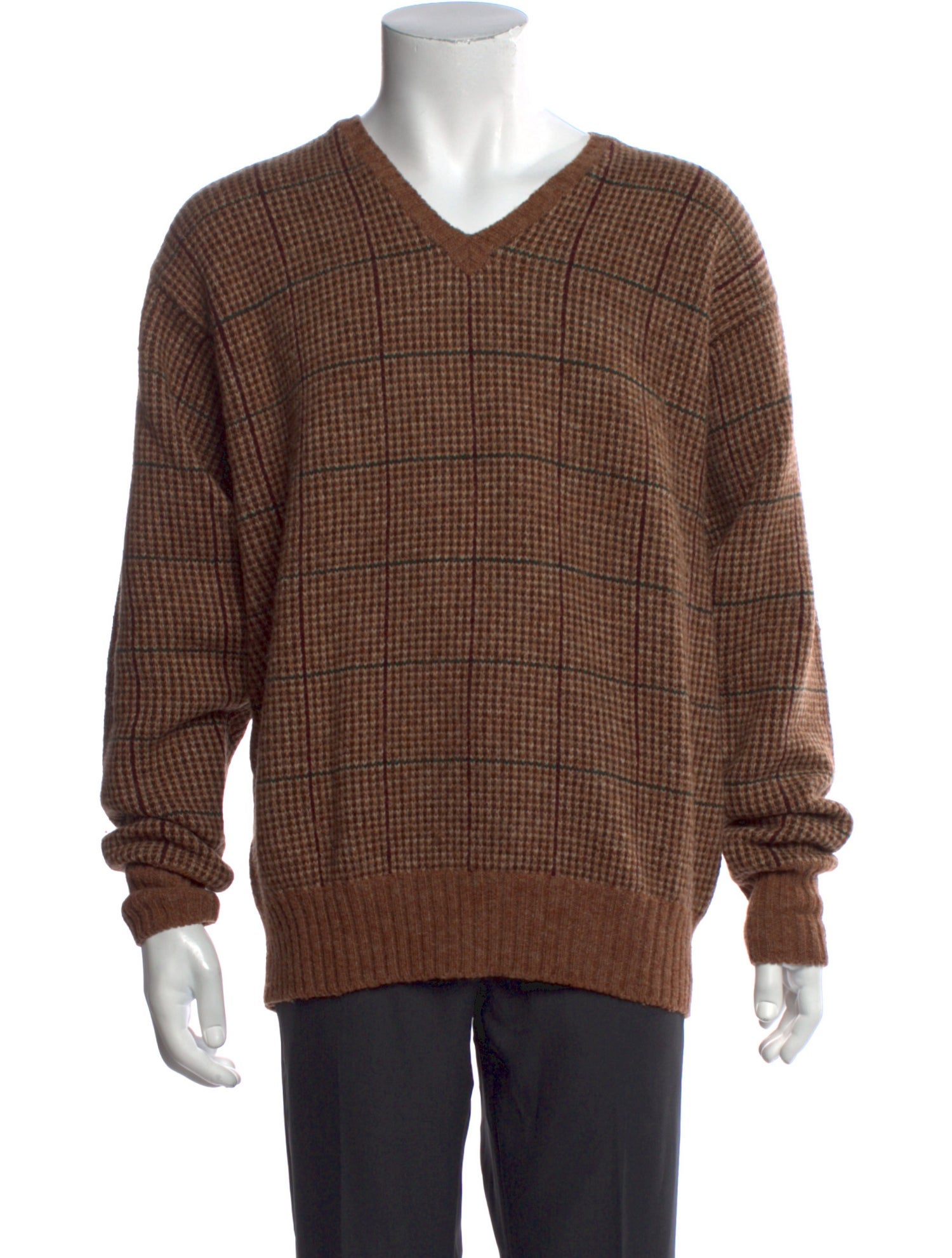Polo Ralph Lauren Wool Plaid Print Pullover