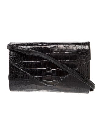 Polo Ralph Lauren Embossed Leather Clutch