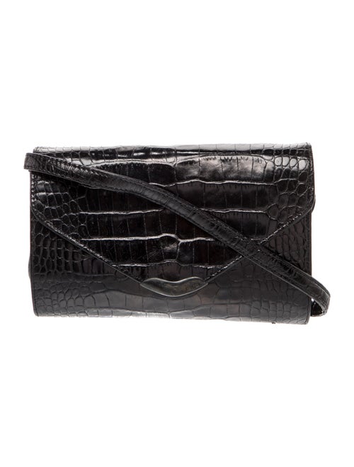 Polo Ralph Lauren Embossed Leather Clutch