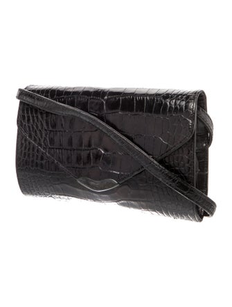 Polo Ralph Lauren Embossed Leather Clutch